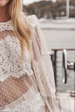 offwhite lace blouse