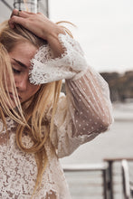 offwhite lace blouse