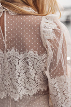 offwhite lace blouse