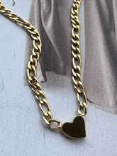 solid heart necklace