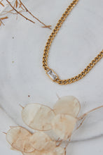 Gemstone chain necklace