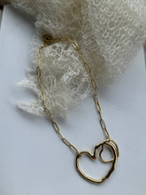 chain hearts necklace