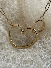 chain hearts necklace