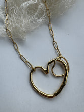 chain hearts necklace