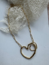 chain hearts necklace