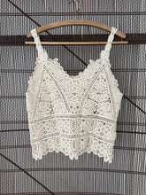 mamapapa - crochet cream singlet