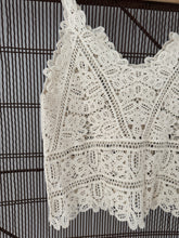 mamapapa - crochet cream singlet