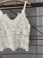 mamapapa - crochet cream singlet