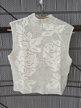 mamapapa - crochet cream top