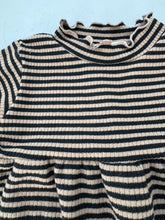 Striped cotton jumpsuit/all in one