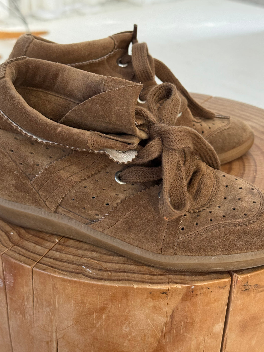 Isabel Marant  suede brown sneakers