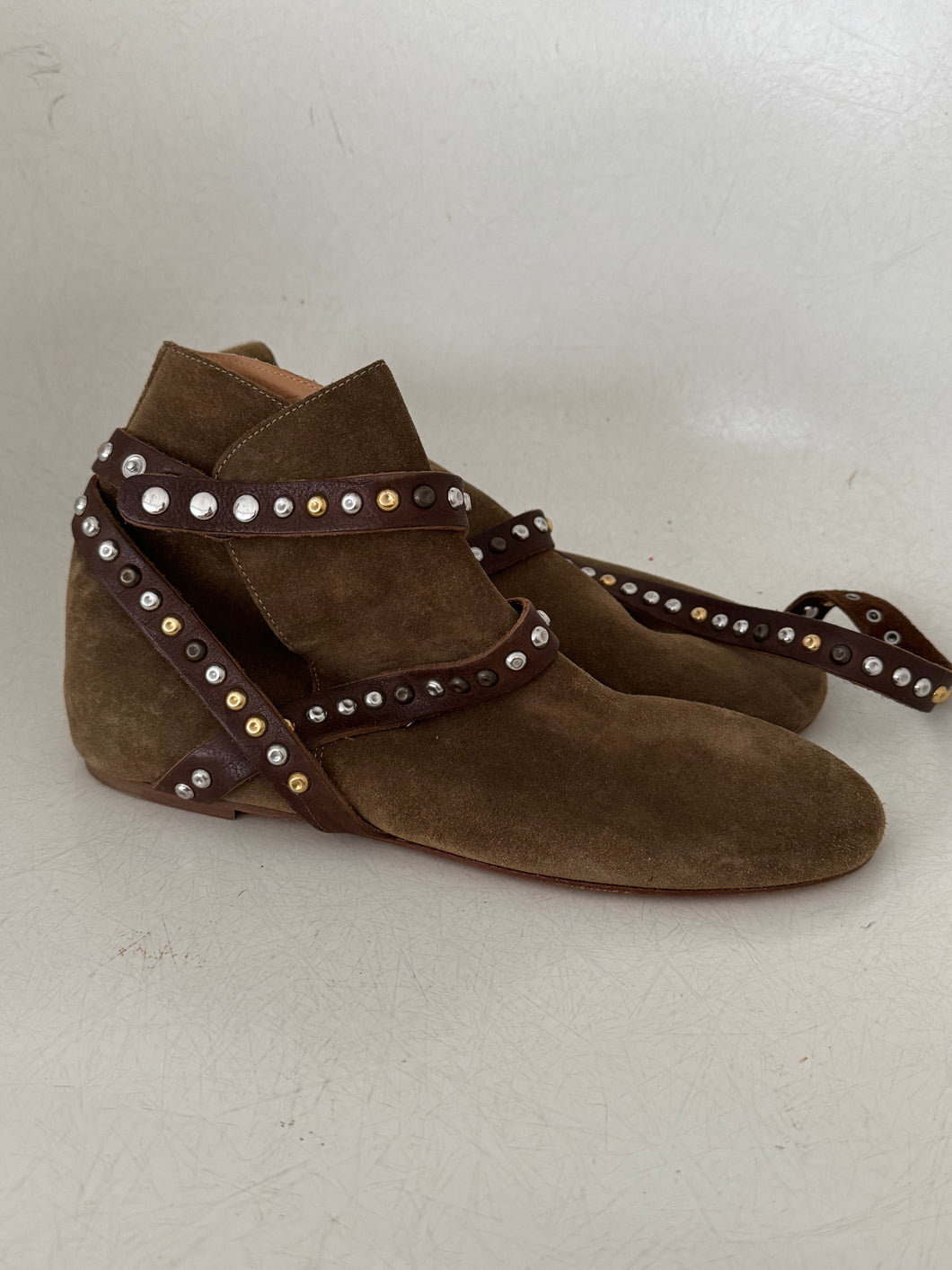 Isabel Marant ankle suede boots