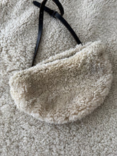 Oversized fur bumbag