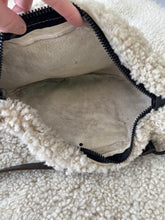 Oversized fur bumbag