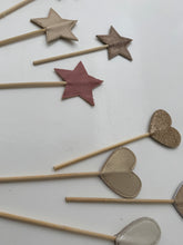 Heart and star Wands