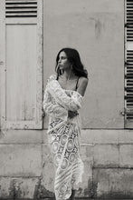 mamapapa - crochet long white dress