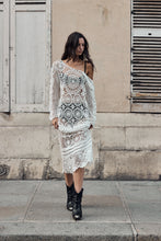 mamapapa - crochet long white dress