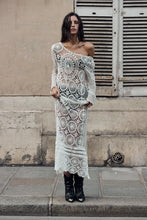 mamapapa - crochet long white dress