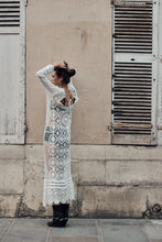 mamapapa - crochet long white dress