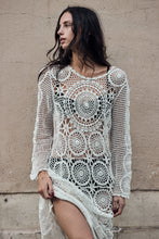 mamapapa - crochet long white dress