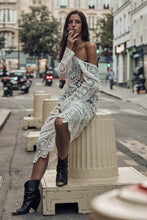 mamapapa - crochet long white dress