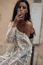 mamapapa - crochet long white dress