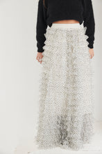 polka dots tutu frill skirt
