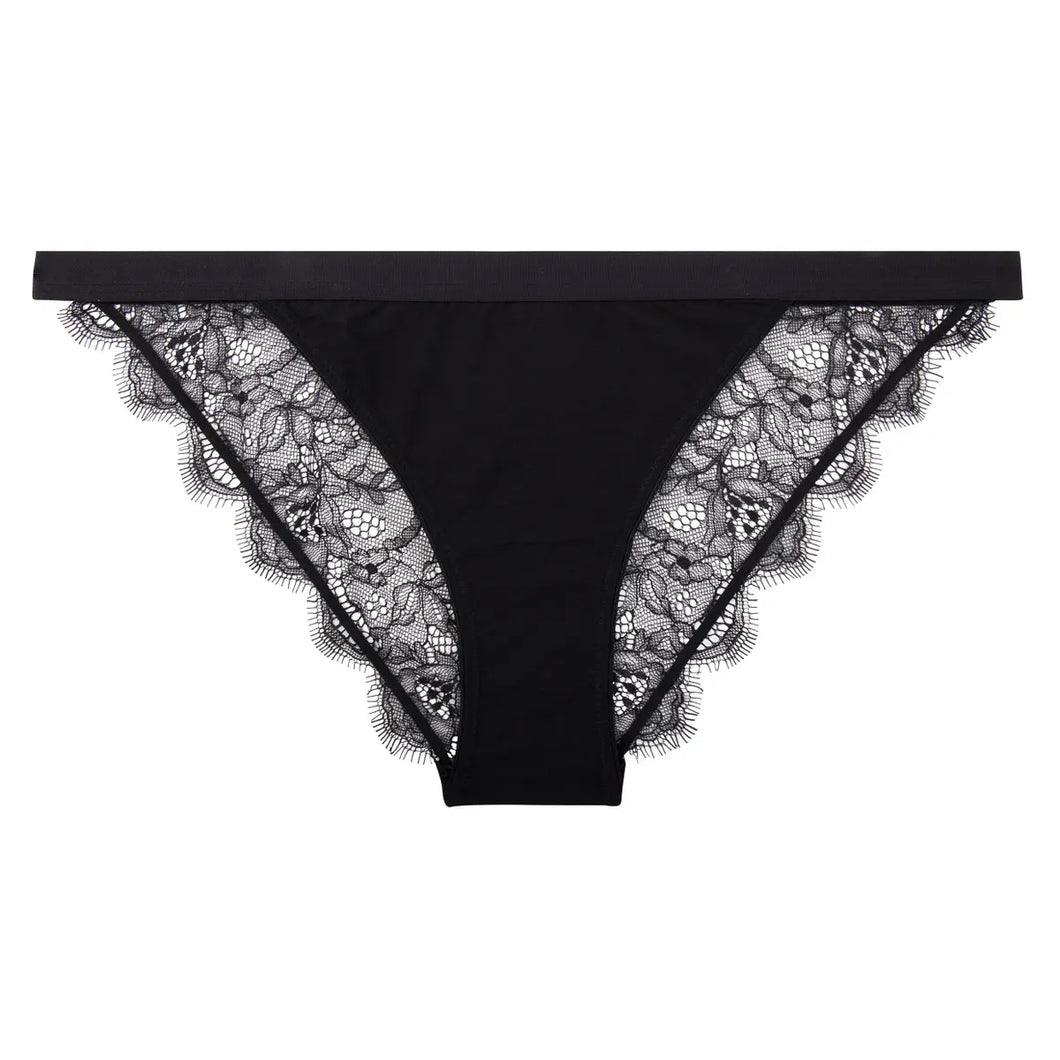 Love Stories - Wild rose black tanga style