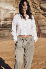 mamapapa - Pepa stripes mushroom/grey pants