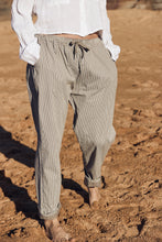 mamapapa - Pepa stripes mushroom/grey pants