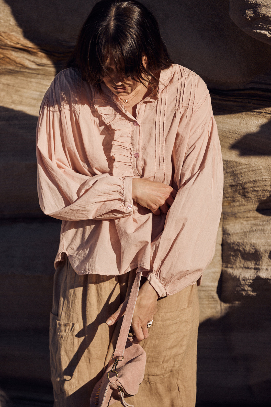 Mamapapa - Roma pink blouse