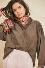 Capri chocolate blouse