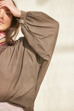 Capri chocolate blouse