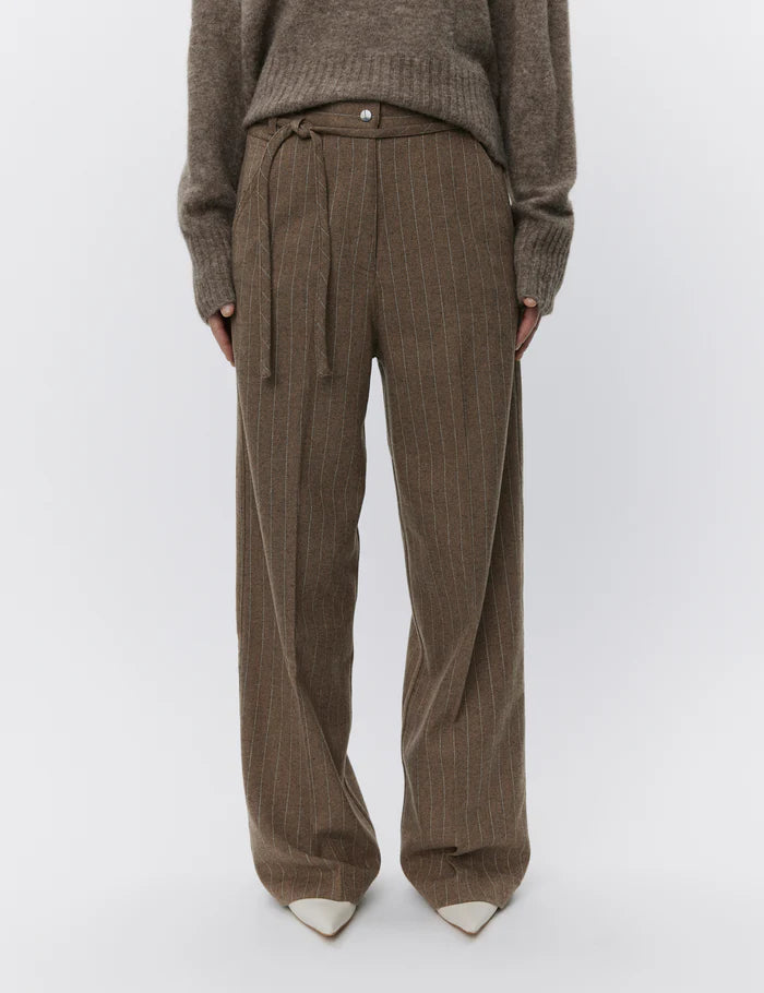 DAY - Matt wool stripe pants