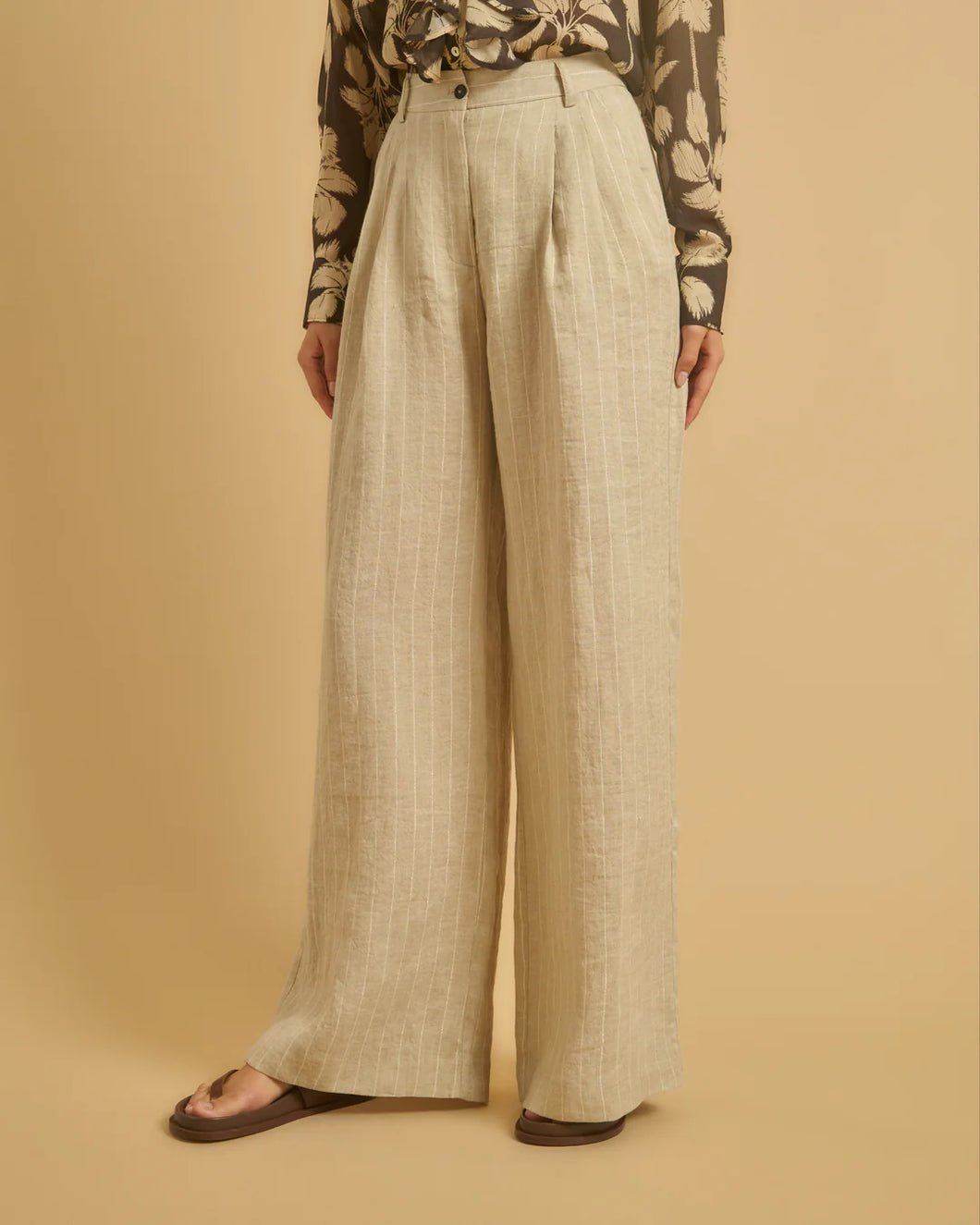 Diega - Pavano lurex stripe pants