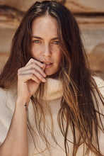 mamapapa -  cream knit sleeveless turtleneck