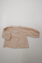 Powder peach cotton blouse