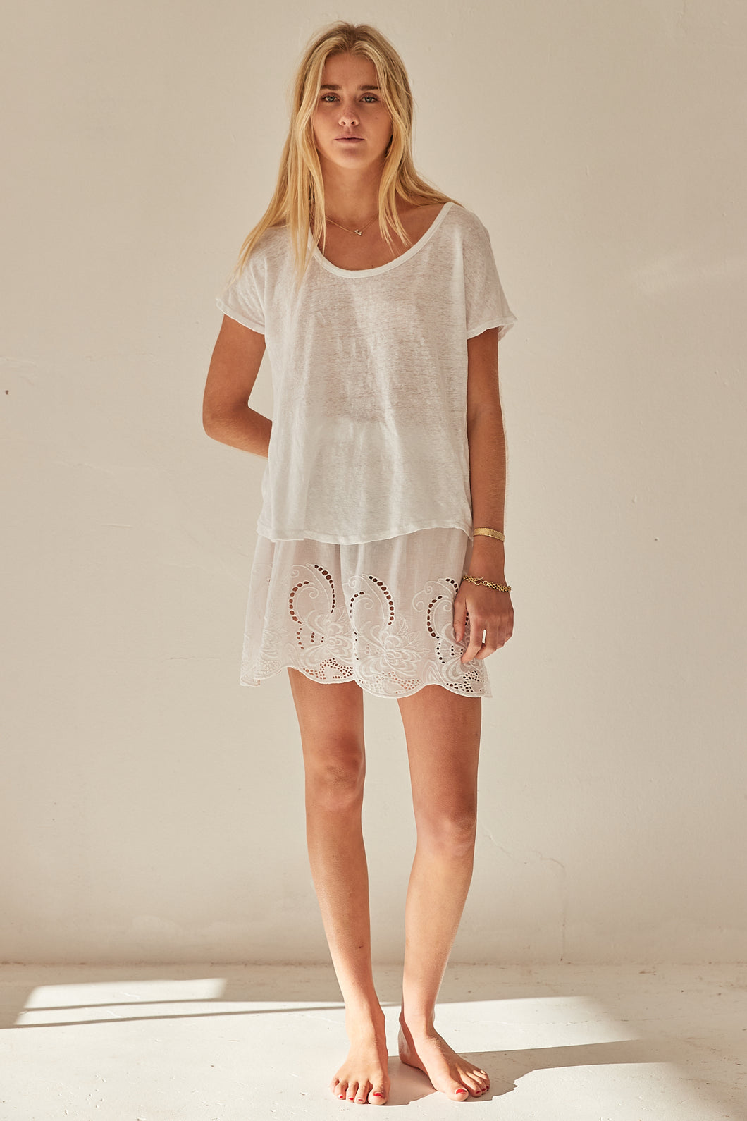 Mamapapa - Luna lace mini skirt