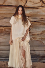 mamapapa -  cream knit sleeveless turtleneck