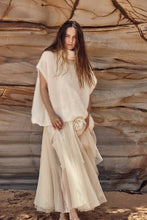 mamapapa -  cream knit sleeveless turtleneck