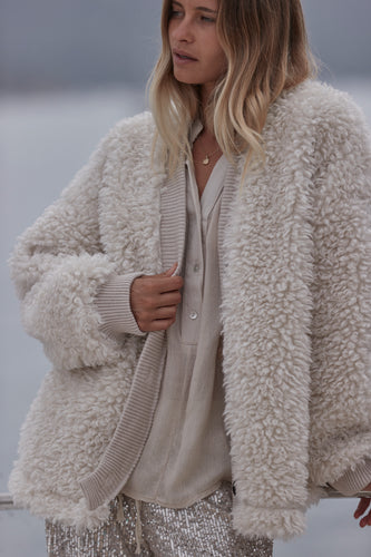 Snow fur jacket