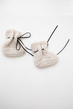 Knitted booties