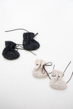 Knitted booties