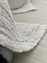 Fibre For Good white cotton gauze swaddle