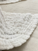 Fibre For Good white cotton gauze swaddle