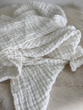Fibre For Good white cotton gauze swaddle