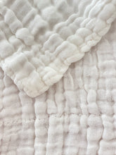 Fibre For Good white cotton gauze swaddle
