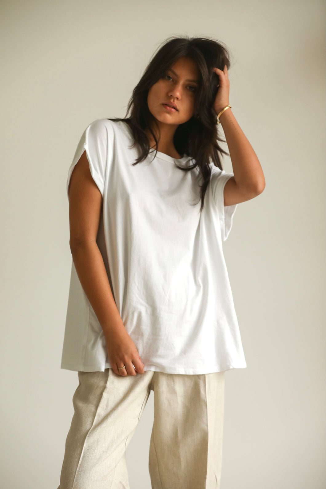 mamapapa Tim tee shirt white