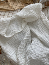 Fibre For Good white cotton gauze swaddle