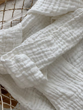 Fibre For Good white cotton gauze swaddle